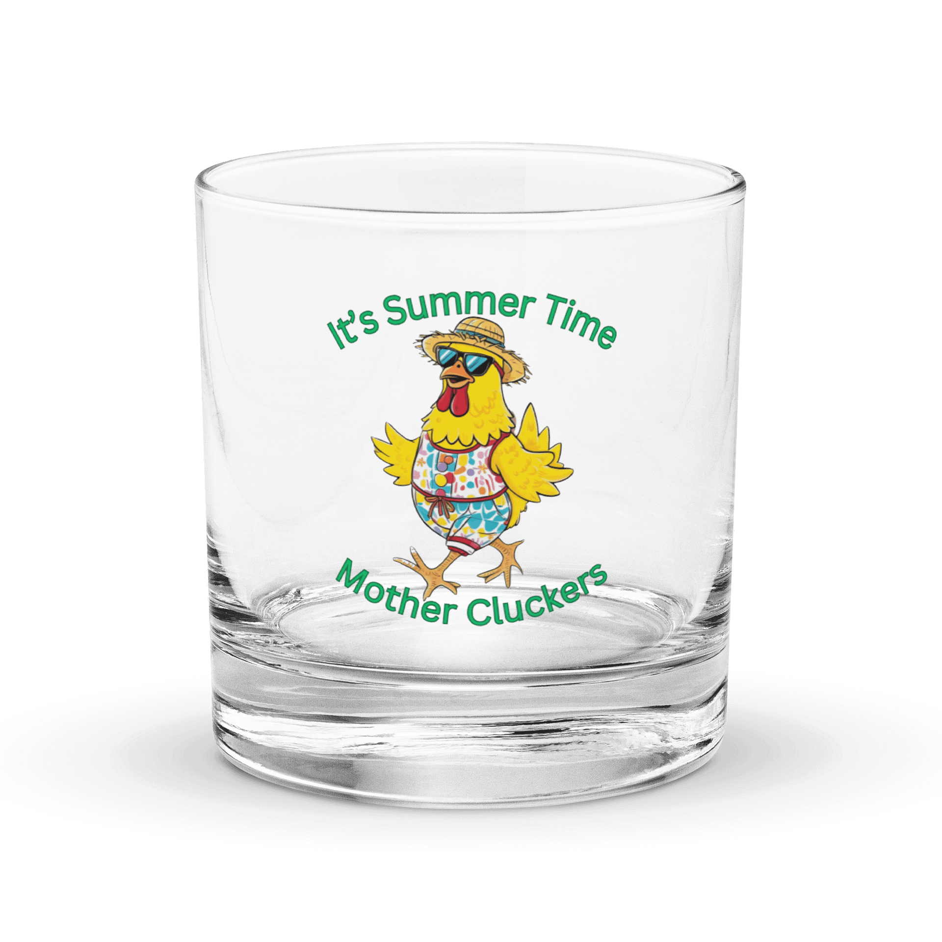 Summer Clucker Rocks Glass product image (1)