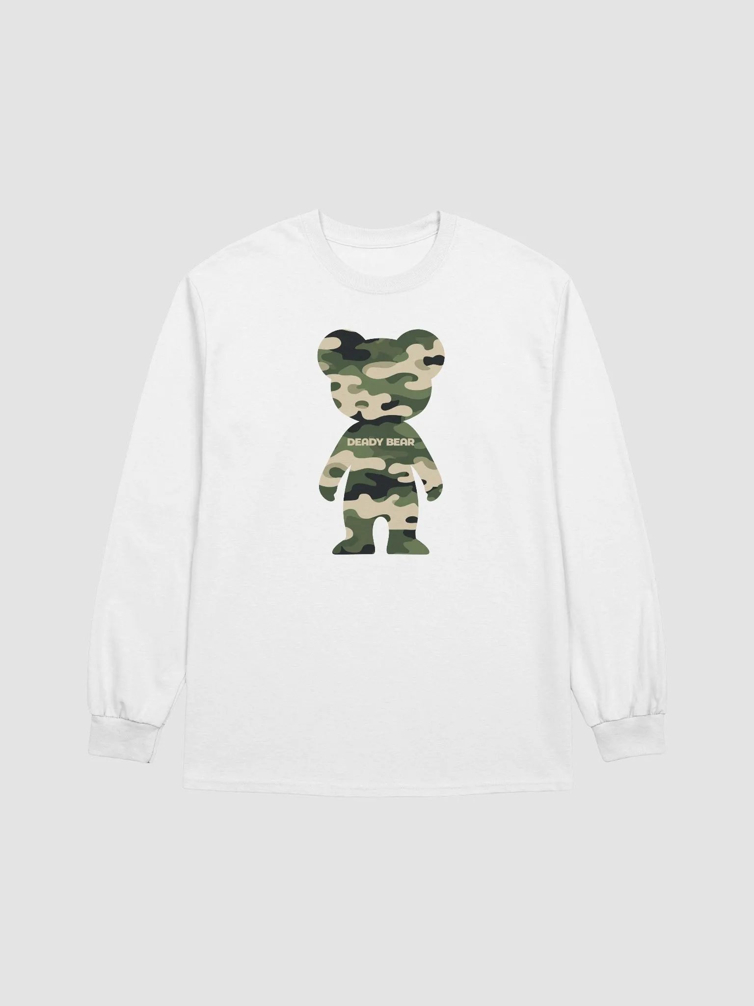 Deady Bear Camo Long Sleeve product image (1)