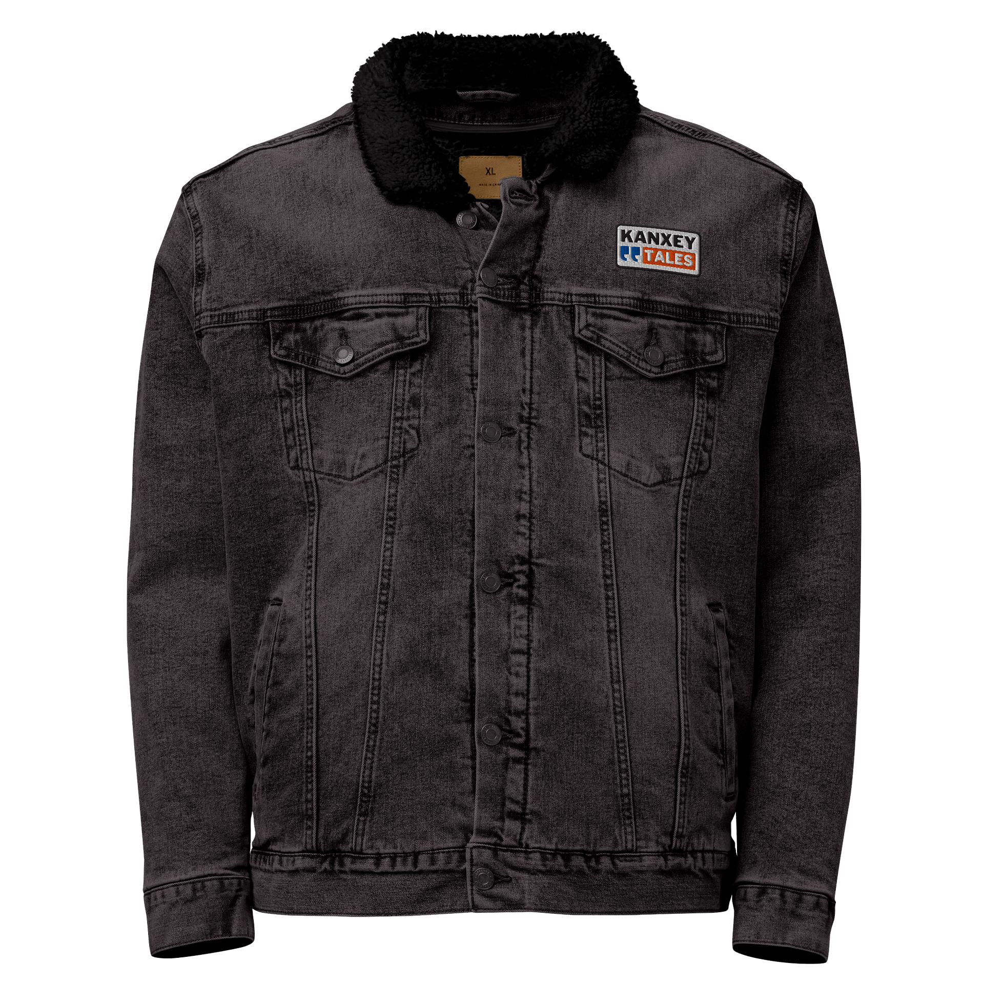 KANXEY Tales Unisex Sherpa Denim Jacket product image (1)