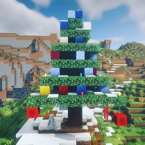 Merry Christmas everyone and Happy Holidays! #Minecraft