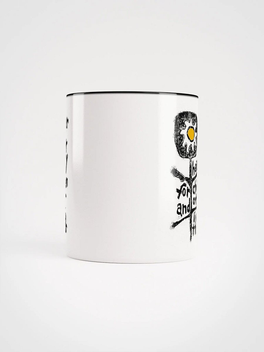 War is not Healthy For Children Ceramic Mug With Color Handle product image (43)