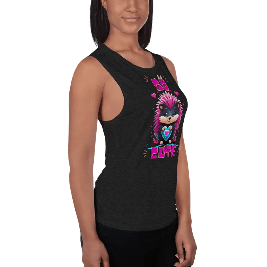 Adorable Hedgehog Love - Muscle Tank product image (7)