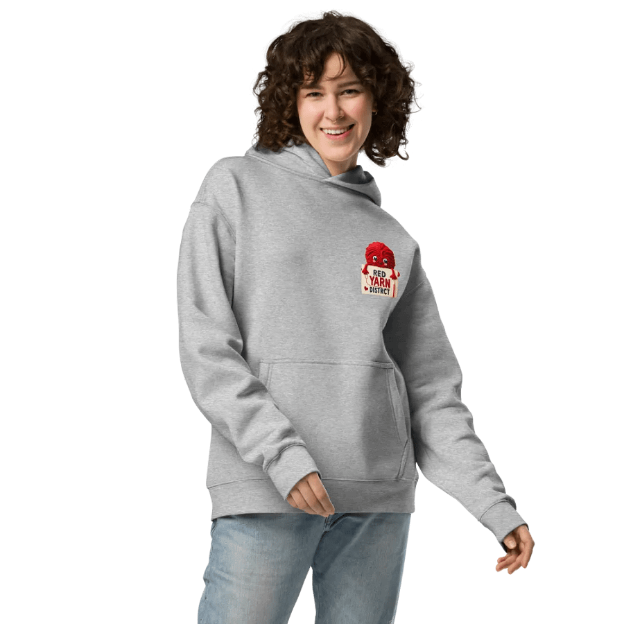 Red Yarn District/Raid Oversized Hoodie product image (30)