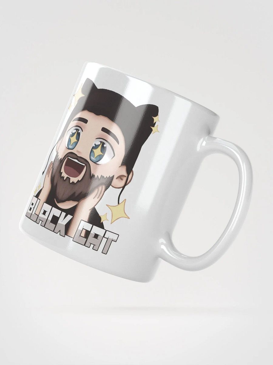 Starry-eyed Black Cat Mug product image (2)