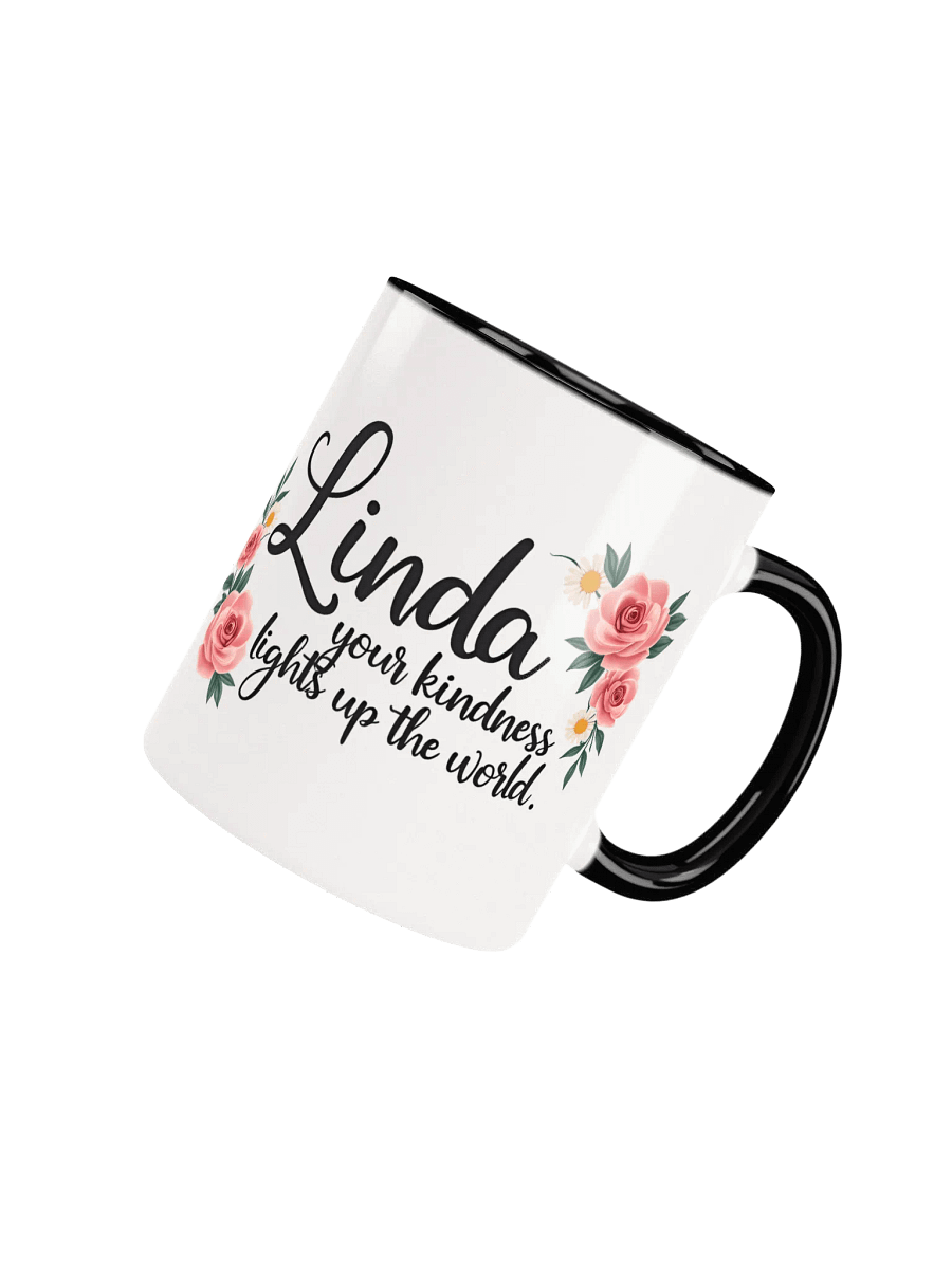 Linda, Your Kindness Lights Up the World – A Mug That Celebrates You product image (4)