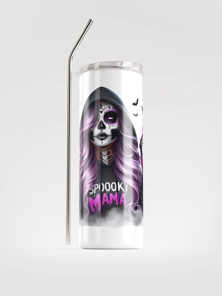 Spooky Mama Stainless Steel Tumbler product image (1)