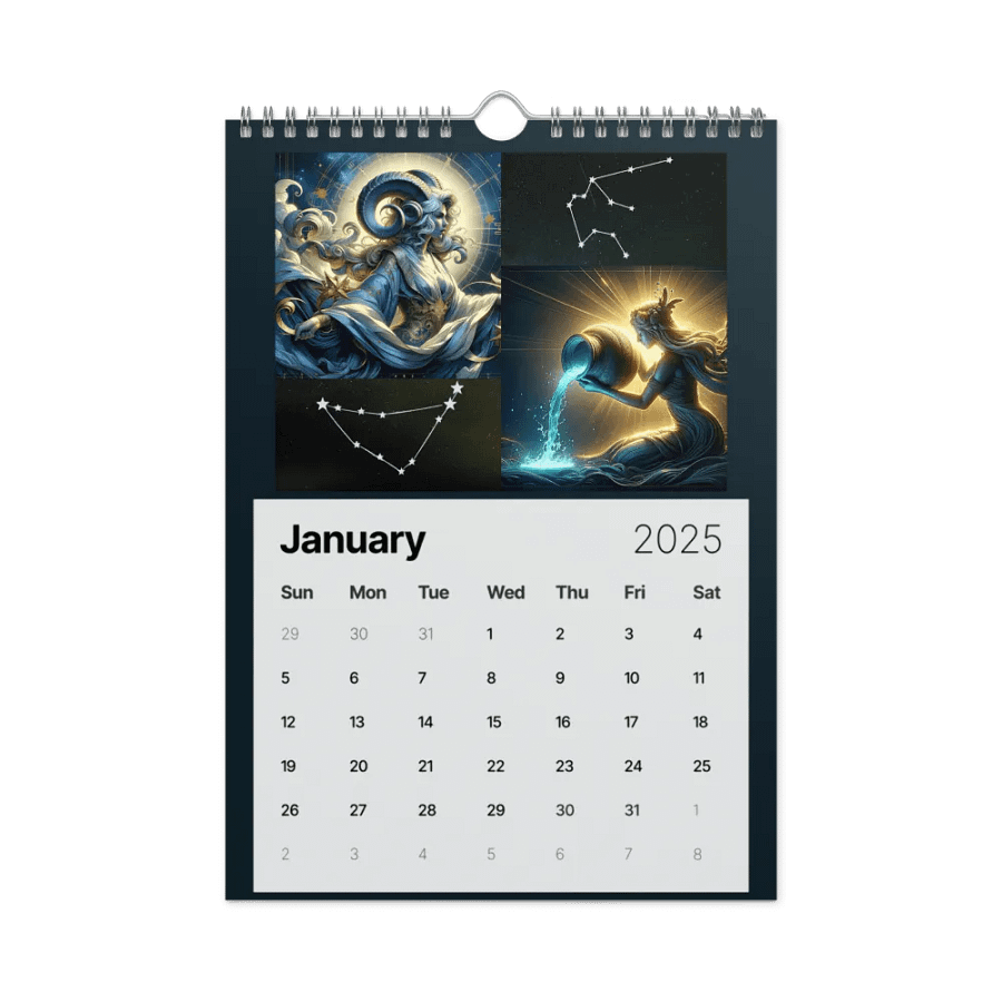 2025 Zodiac Calendar: A Celestial Fantasy Journey product image (2)