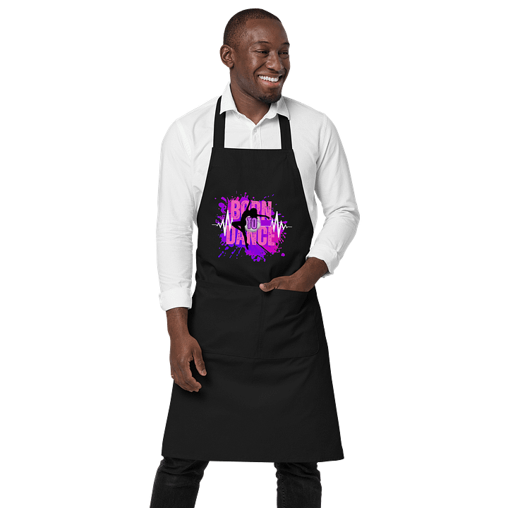 Dynamic Born to Dance Splash Her Silhouette Apron product image (1)