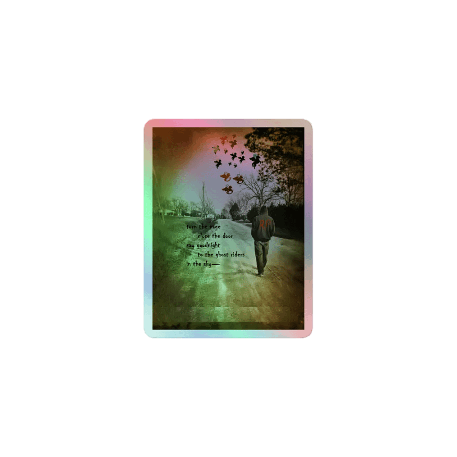 ghost riders in the sky and other lines deluxe edition back cover sticker product image (1)