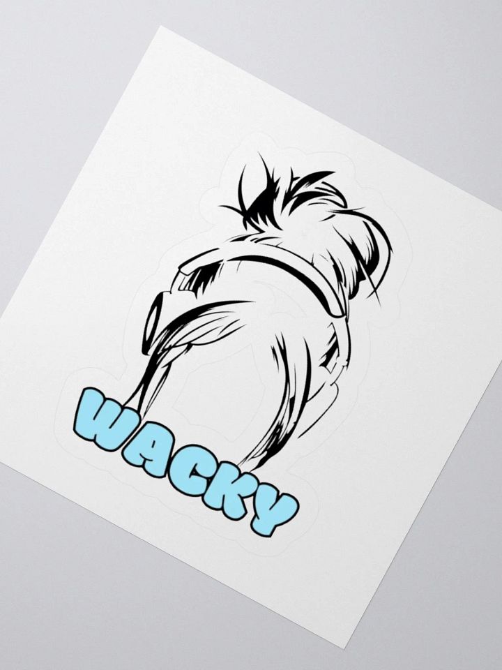 Wacky Sticker Black & Blue product image (2)