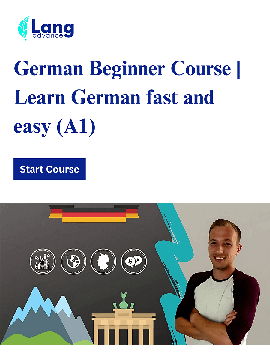 German Beginner Course | Learn German fast and easy (A1) product image (1)
