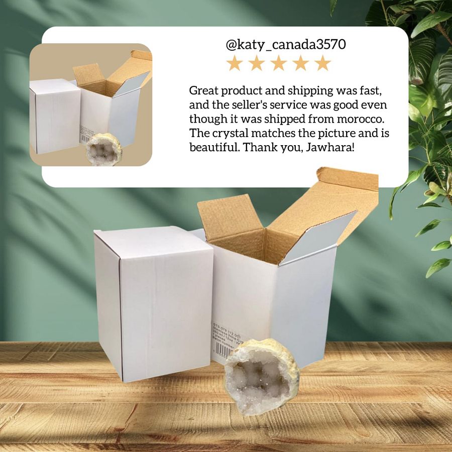 Clear Quartez Geode product image (4)