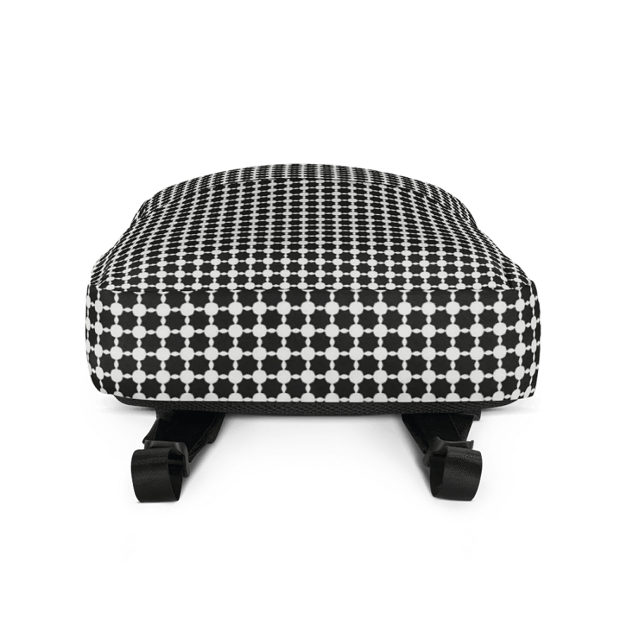Abstract Black and White Chain Back Pack product image (2)