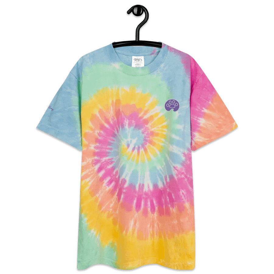 Squibble Design Purple Paw Logo Rainbow Tee product image (7)