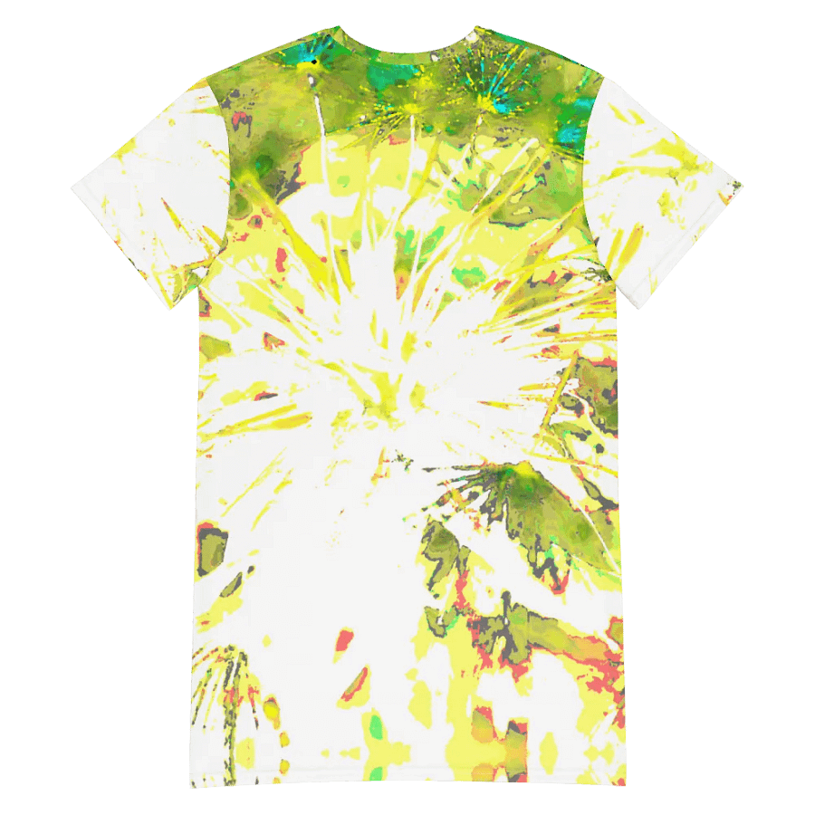 Way Cooler Abstract Dandelion Seeds Ladies T Shirt Dress product image (6)