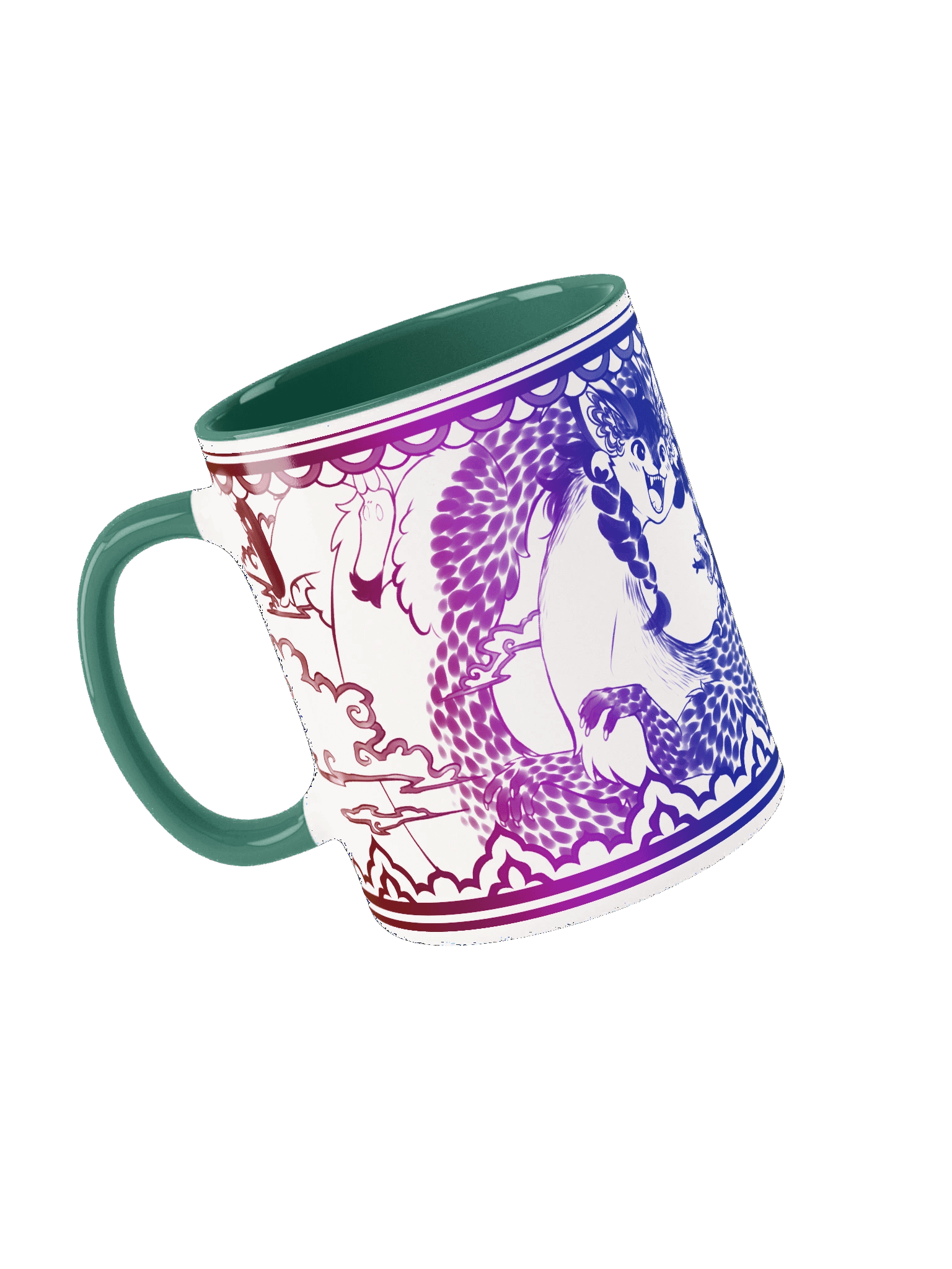 Porcelain friends mug rainbow product image (23)