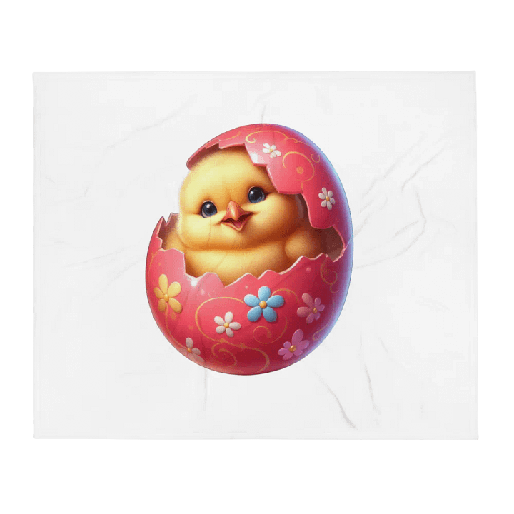 Chicken Easter Egg - Throw Blanket product image (1)