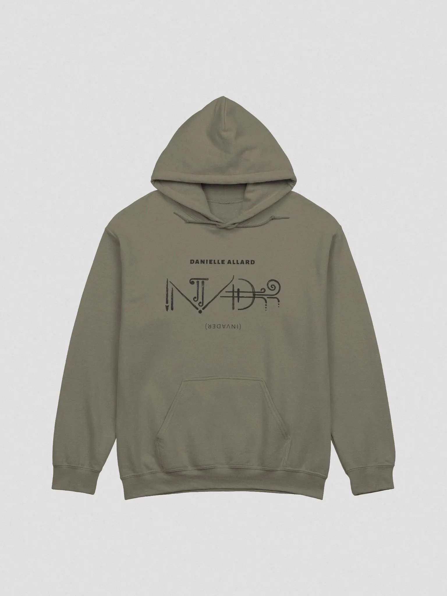 INVADER Logo Hoodie [Dark] product image (2)
