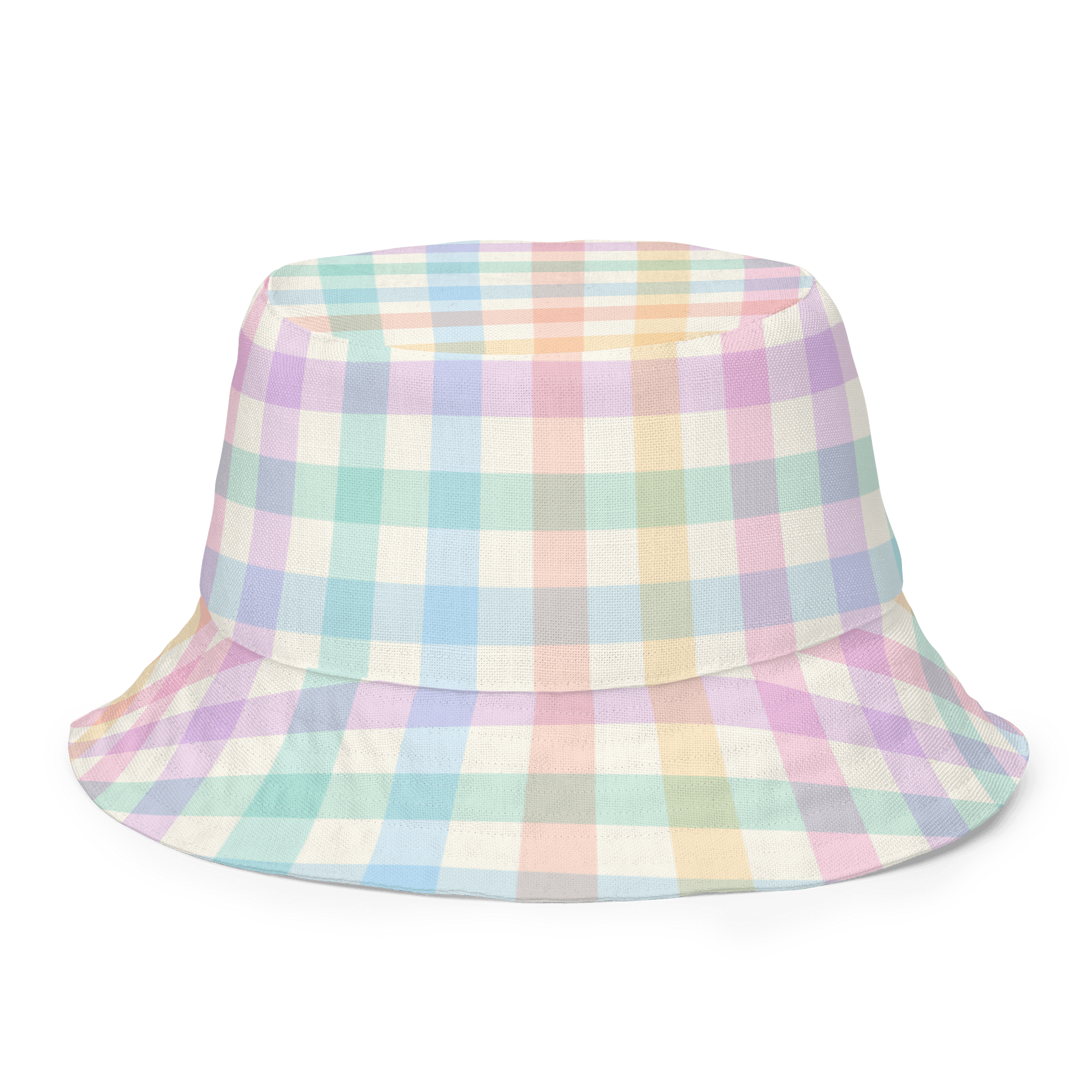 FUN Pastel Gingham Reversible Bucket Hat product image (2)