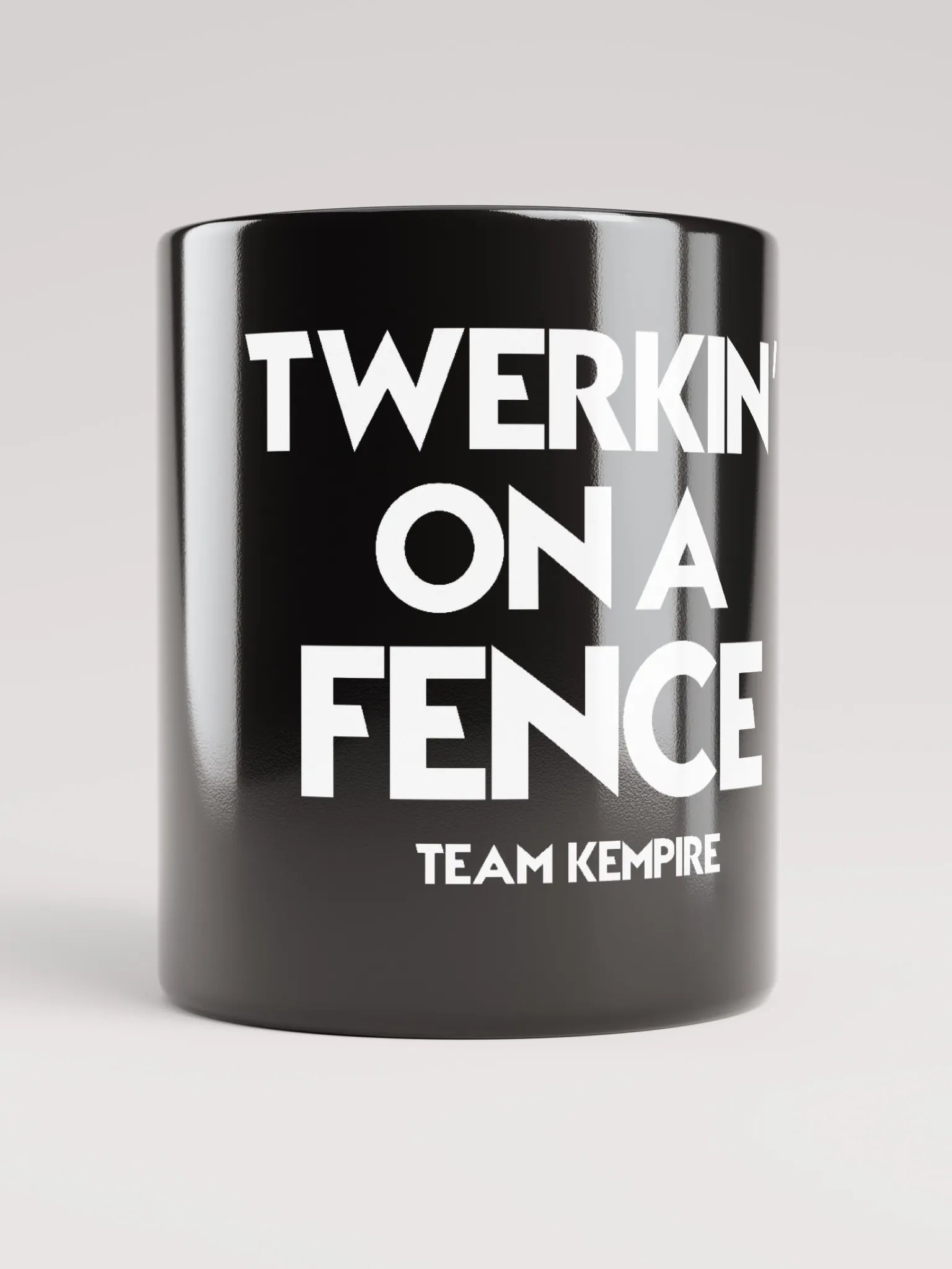 TWERKIN ON A FENCE - BLACK MUG product image (1)