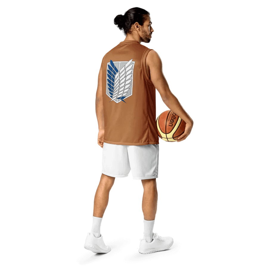 Attack on Titan Scout Regiment Logo Basketball Jersey product image (11)
