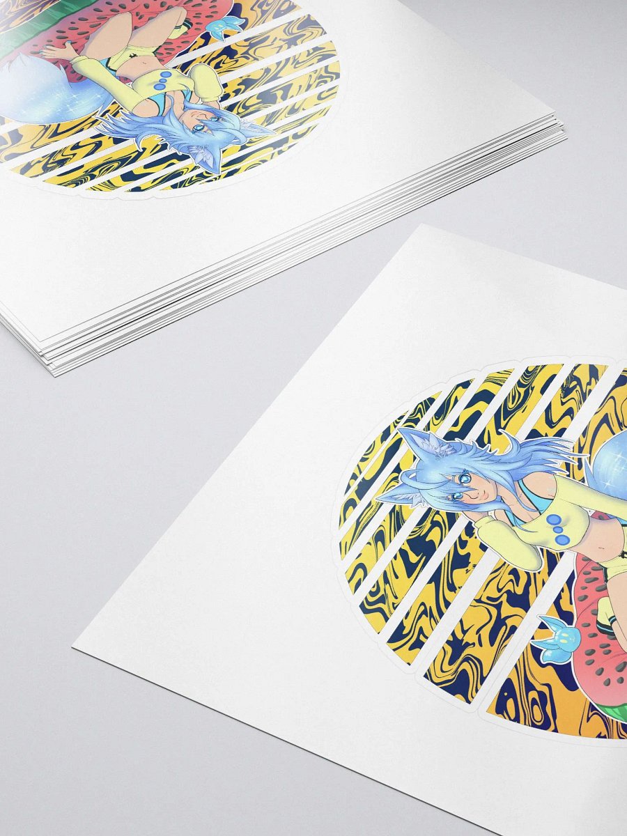 Kokumune Fox Goddess of Water (melon) Alternate Sticker product image (5)