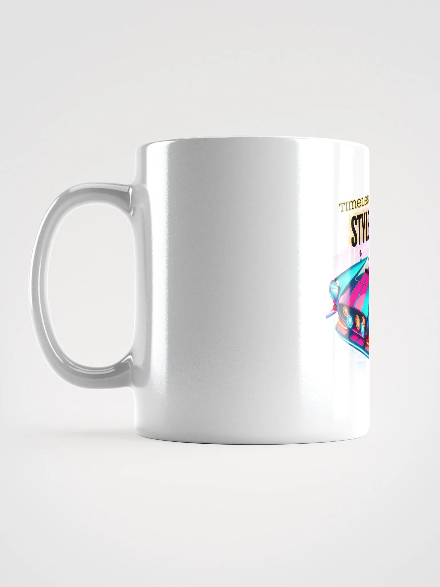 Time Style Endless Miles- Ceramic mug For Him or Her Coffee Cup Classic Vintage Style Car Mug product image (6)