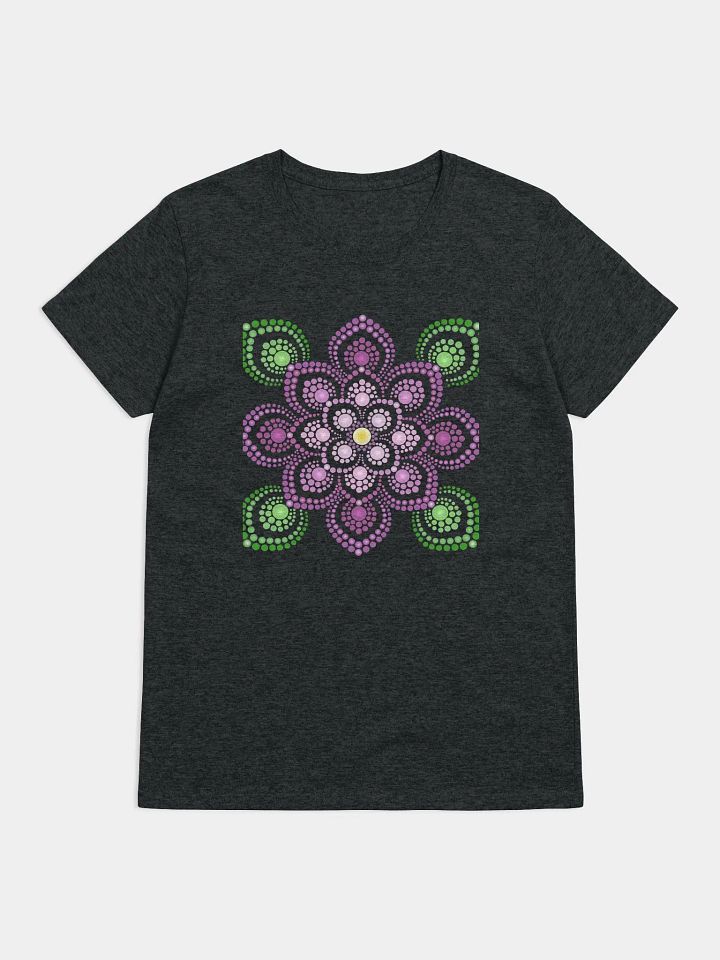 Purple and Green Mandala Heavyweight Women's T-Shirt product image (1)