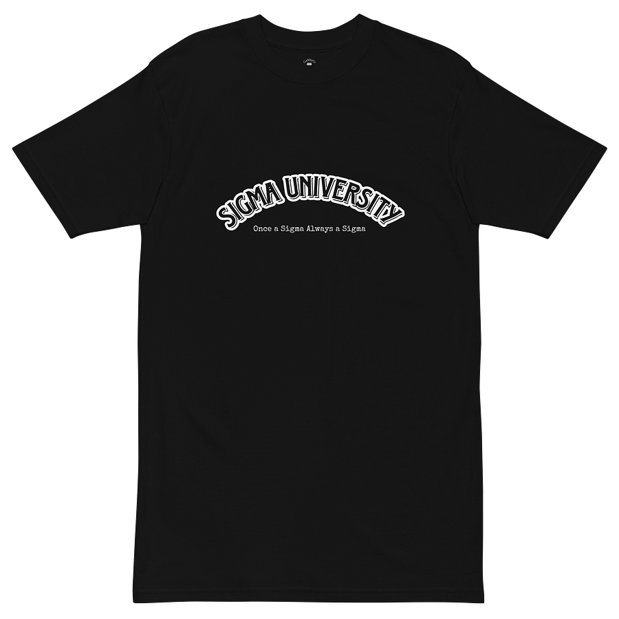 Sigma University T-Shirt (White Text) product image (1)