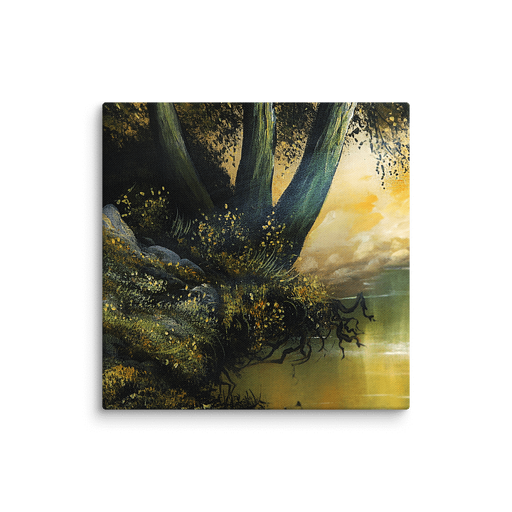 Big Tree Roots In Sunshine by the Lake product image (10)