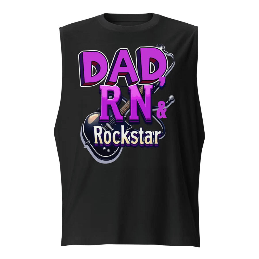 Rockstar Dad Muscle Tank product image (1)