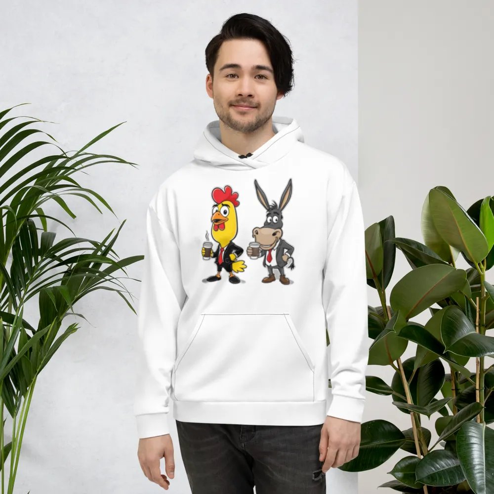 Coffee Break Cartoon Unisex Hoodie product image (4)
