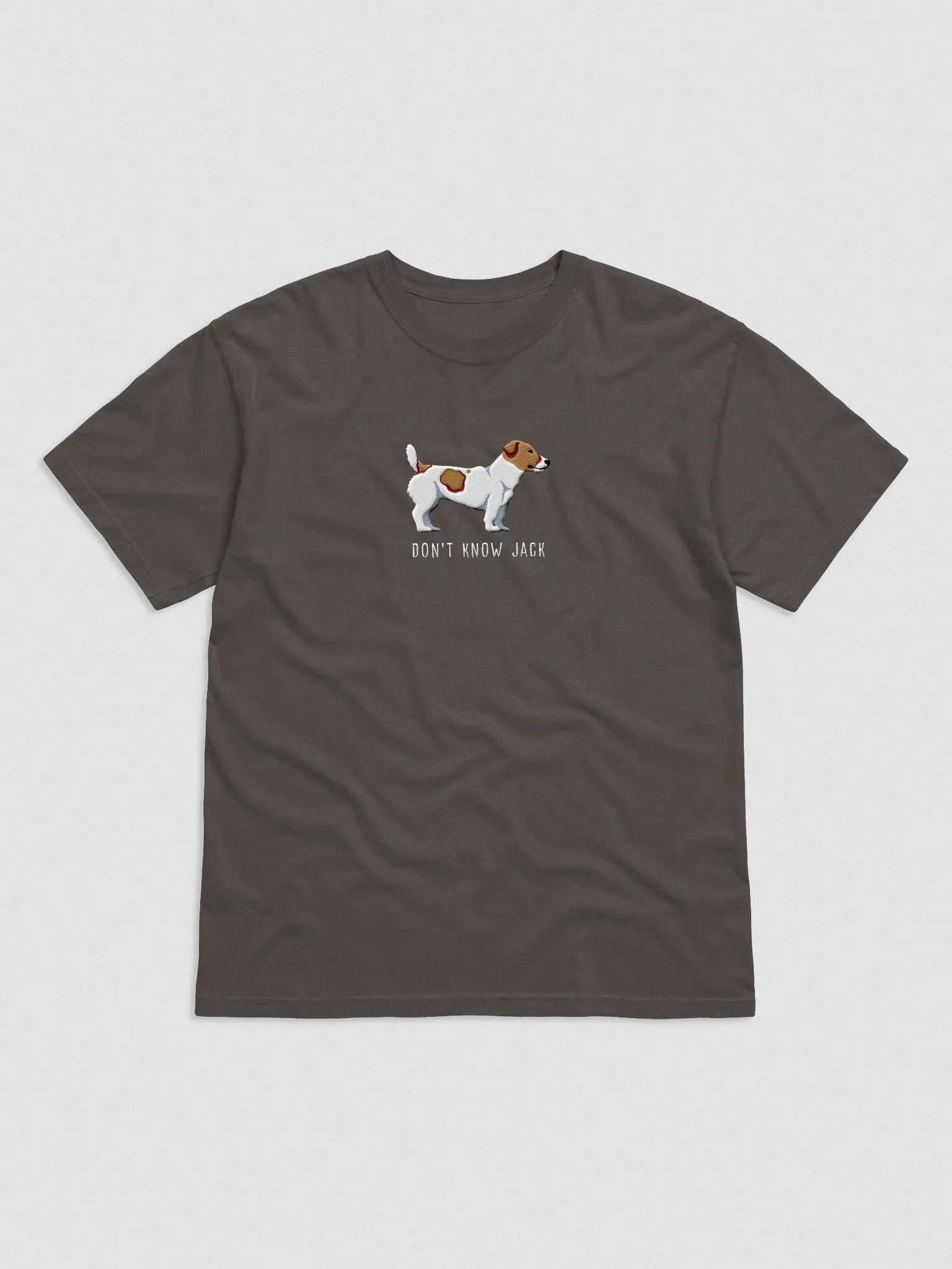 Don't Know Jack T-Shirt(Embroidered) of a Jack Russell Terrier product image (4)