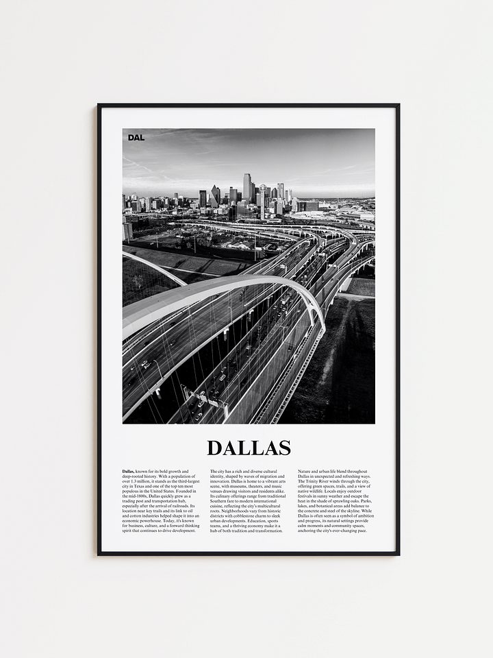 Dallas 03 Newspaper Poster product image (1)
