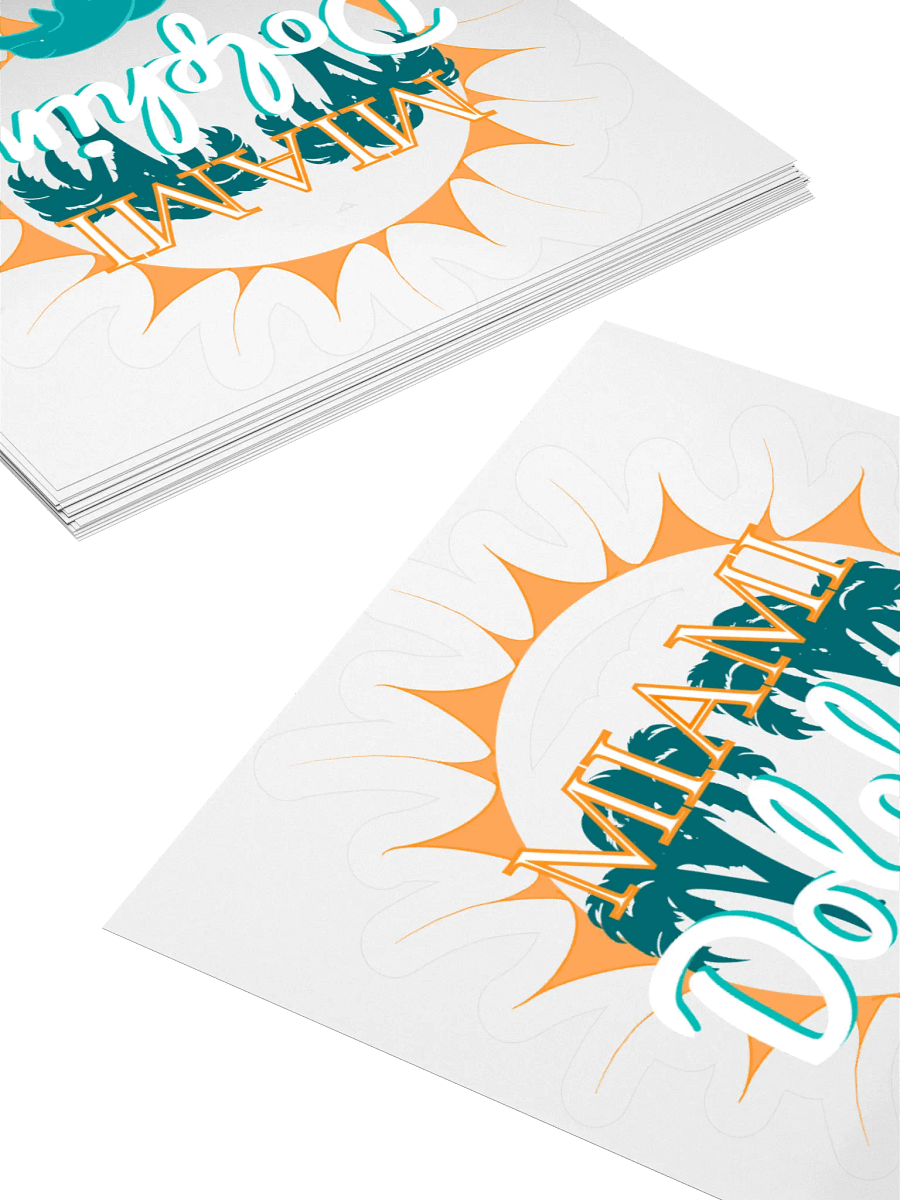 MIAMI DOLPHINS STICKER product image (12)