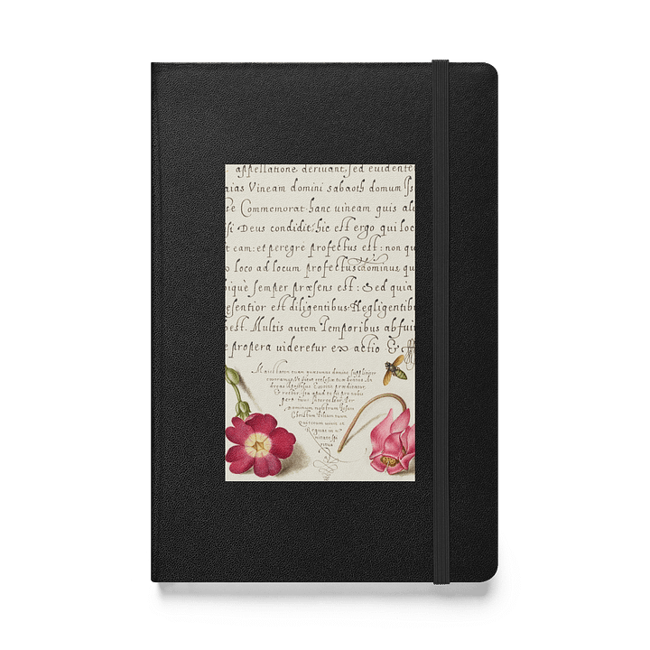 Botanical Scripted. Hardcover Notebook product image (1)