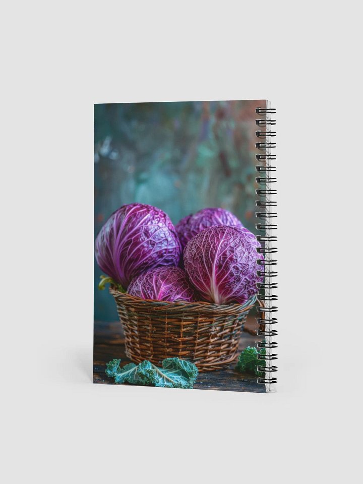 Red Cabbage in a Basket Notebook product image (2)