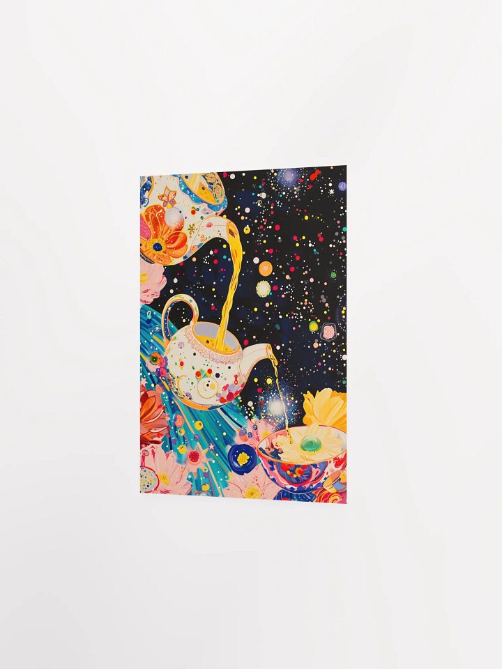 Whimsical Pour: Teapot and Teacup Fantasy Poster product image (4)