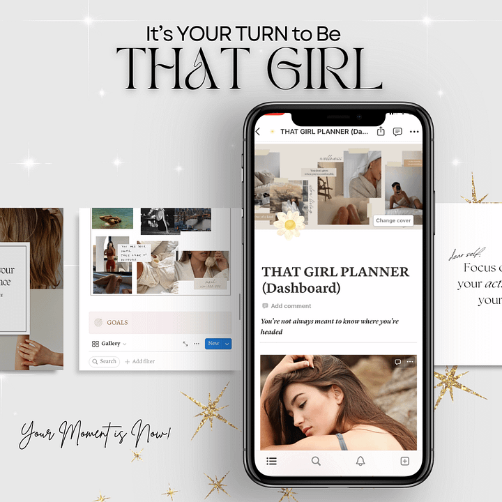 Ultimate That Girl | All in One Dream Life Digital Planner | Notion Template product image (1)
