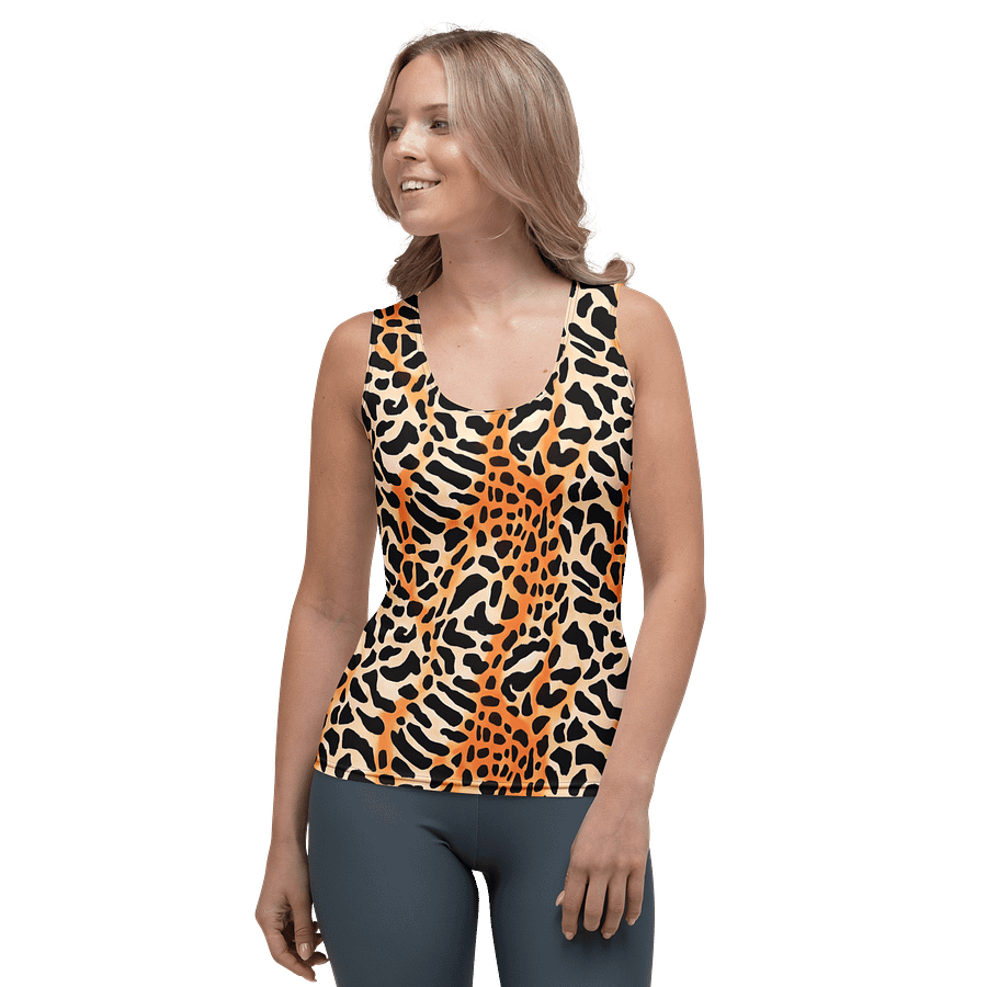 Orange Giraffe Tank Top product image (1)