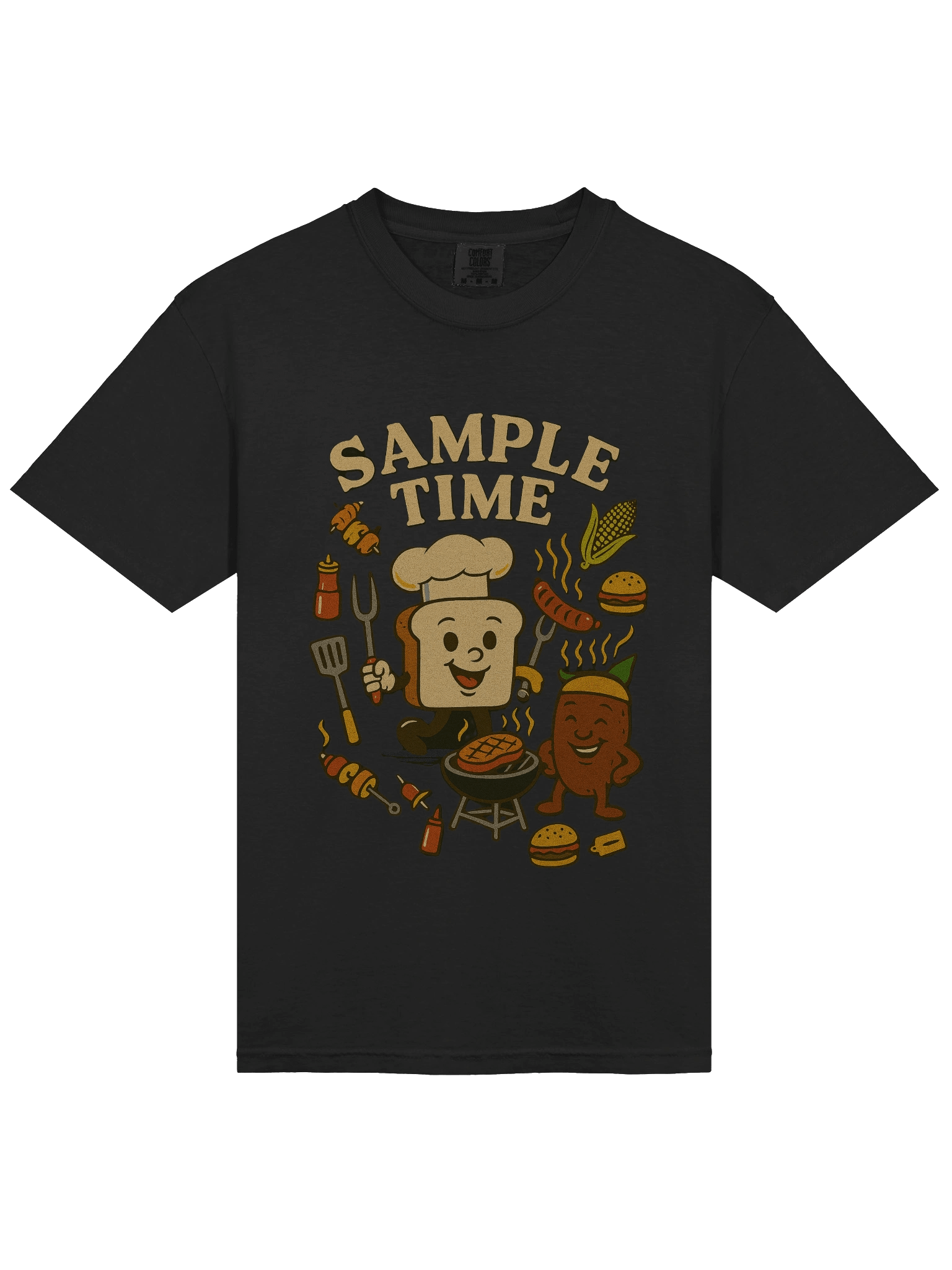 BBQ Bonanza Cartoon T-Shirt product image (27)