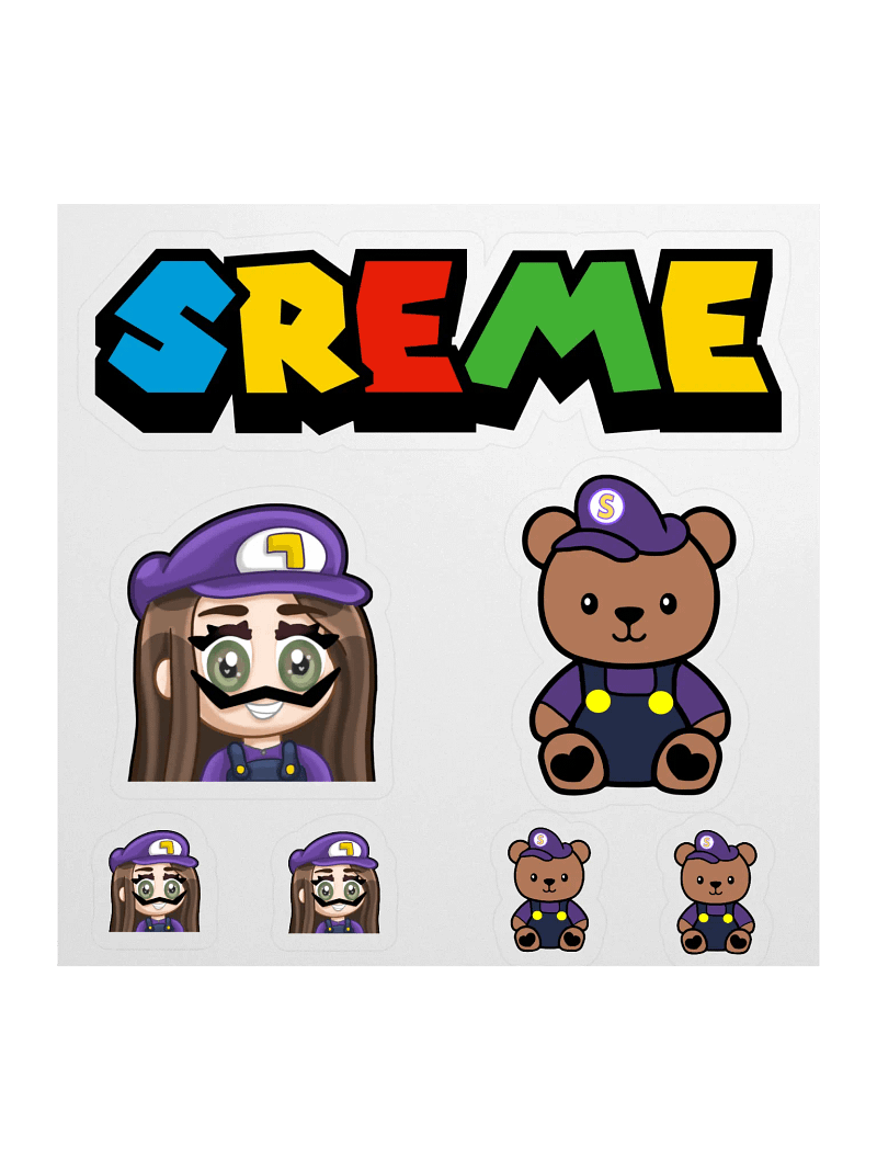 Super Sreme 64 Sticker Sheet