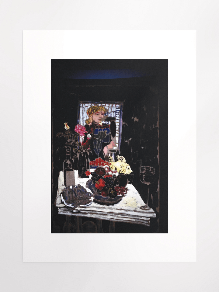 Still Life on White Table (aka Helga) print product image (2)