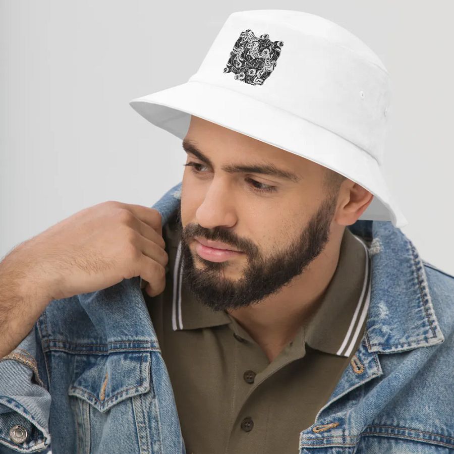 Jumbled Logo Bucket hat product image (11)