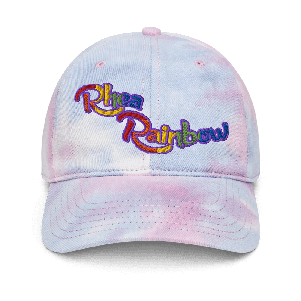 🌈Rhea Rainbow Pinku Sky Tie-Dye Dad Hat! 🧢 product image (1)