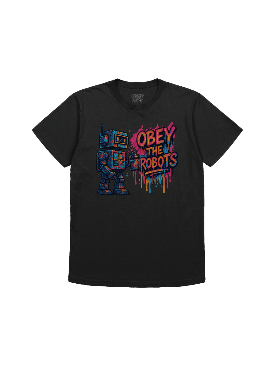 Obey the Robots – Retro Graffiti Street Art product image (3)