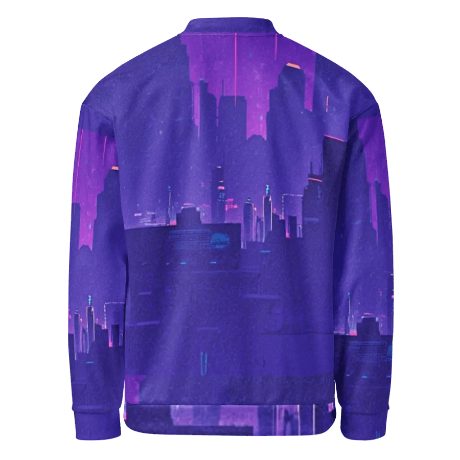 Future Dusk Purple Bomber Jacket –design by Unik Limited Edition (1,977 Worldwide) product image (2)