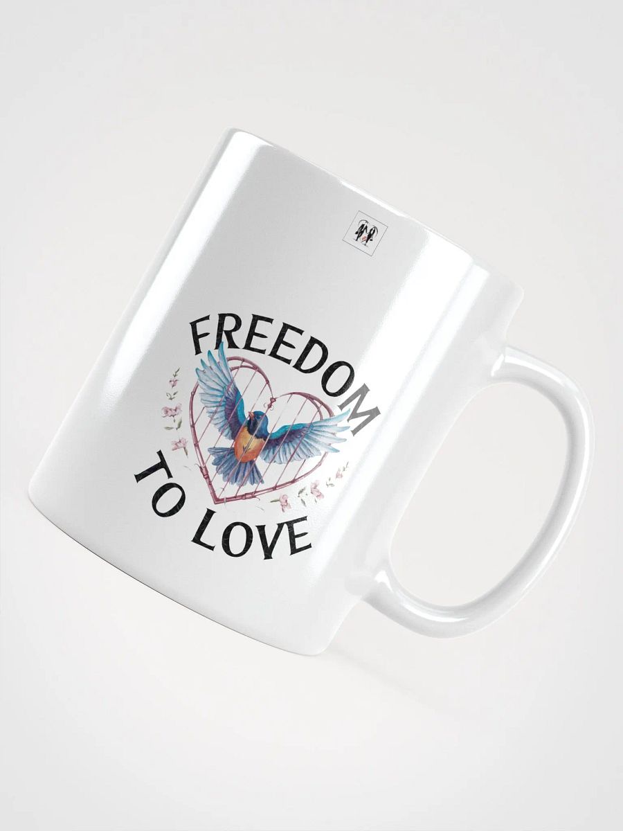 Freedom to Love Birdcage Mug (White) product image (4)