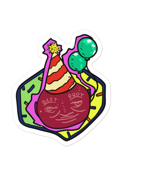Vaporpoot die cut magnets product image (1)