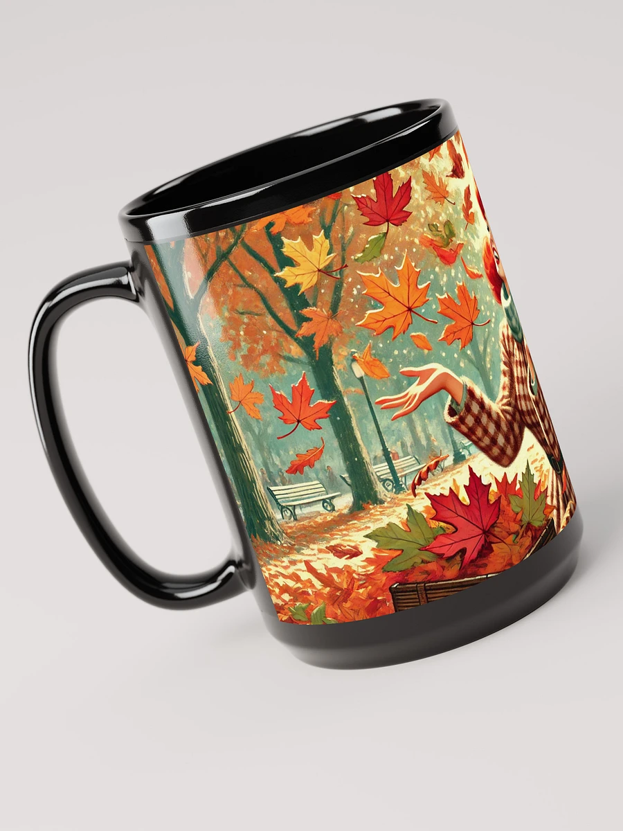 Autumn Joy Black Glossy Mug product image (4)